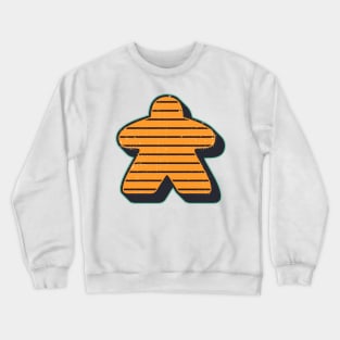 Retro Board Game Meeple Crewneck Sweatshirt